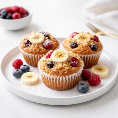 Image of Banana Berry Muffins