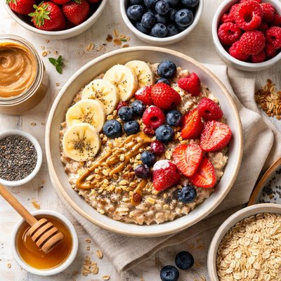 Image of Banana Berry Oatmeal