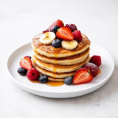 Image of Banana Berry Pancakes