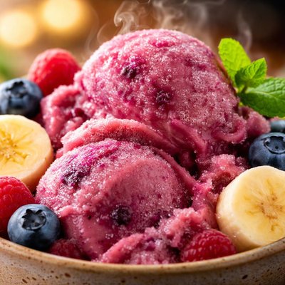 Image of Banana Berry Sherbet