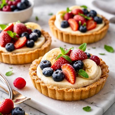 Image of Banana Berry Tarts