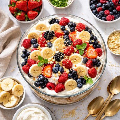Image of Banana Berry Trifle