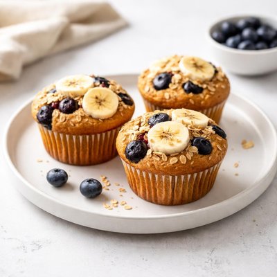 Image of Banana Blueberry Muffins