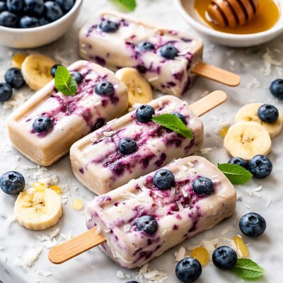 Image of Banana Blueberry Soypops