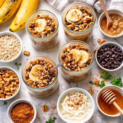 Image of Banana Bread in a Jar