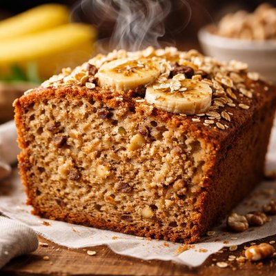 Image of Banana Bread Lightened Up Spelt Vegan