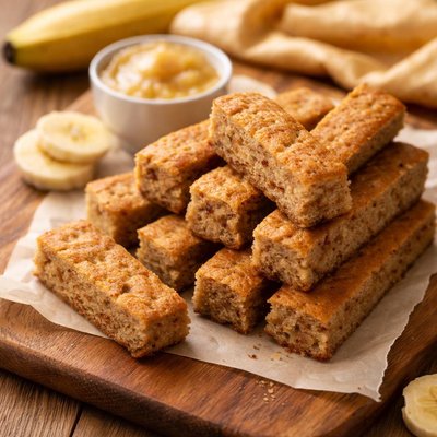 Image of Banana Bread Sticks for Baby