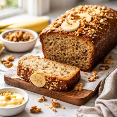 Image of Banana Bread Walnuts
