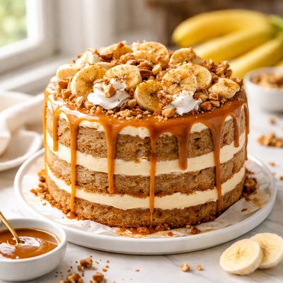 Image of Banana Caramel Cake