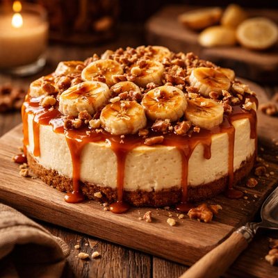 Image of Banana Caramel Cheesecake