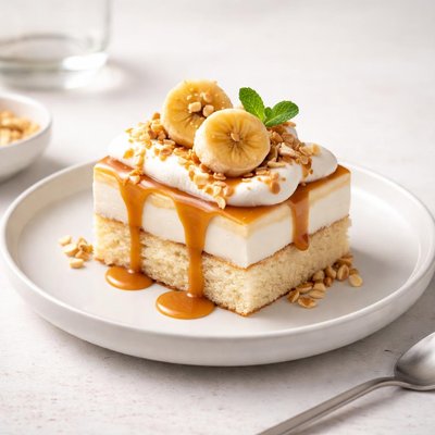 Image of Banana Caramel Pudding Cake