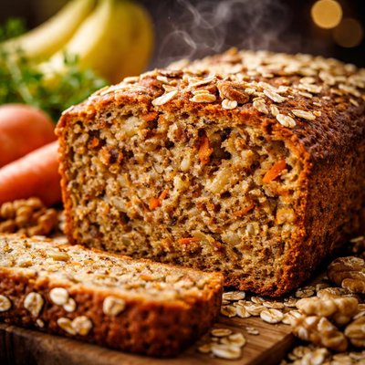 Image of Banana Carrot Oatmeal Bread