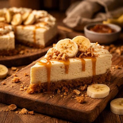 Image of Banana Cheesecake Dessert