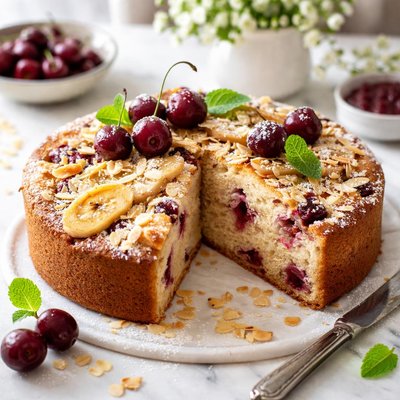 Image of Banana Cherry Cake