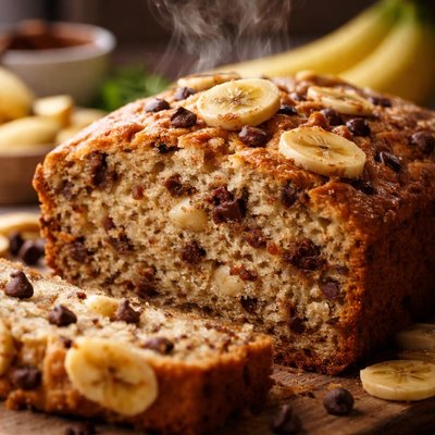 Image of Banana Chip Bread Lower Fat
