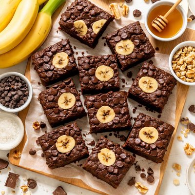 Image of Banana Chocolate Chip Brownies
