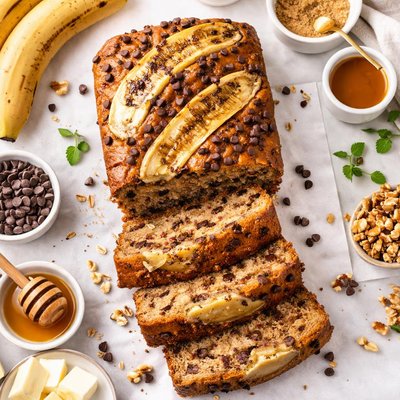 Image of Banana Chocolate Chip Loaf