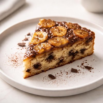 Image of Banana Chocolate Chip Upside Down Cake