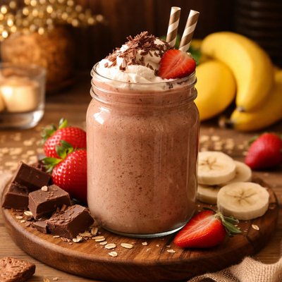 Image of Banana Chocolate Strawberry Smoothie