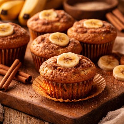 Image of Banana Cinnamon Muffins