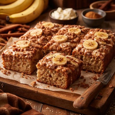 Image of Banana Cinnamon Snacking Cake
