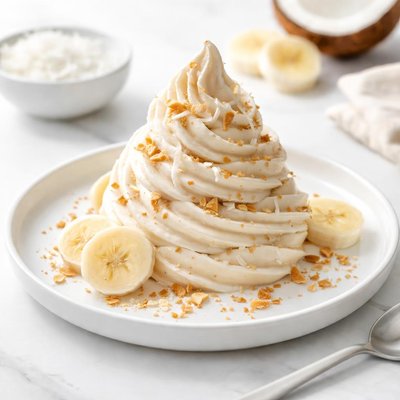 Image of Banana Coconut Milk Freeze Dessert Non Dairy