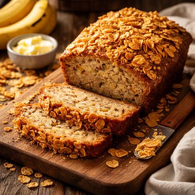 Image of Banana Cornflake Bread