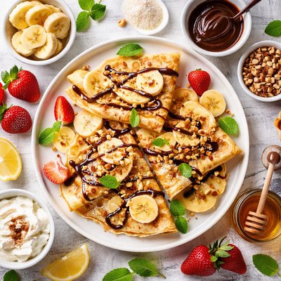 Image of Banana Crepes