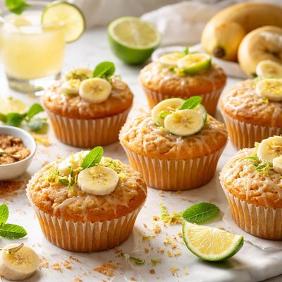 Image of Banana Daiquiri Muffins
