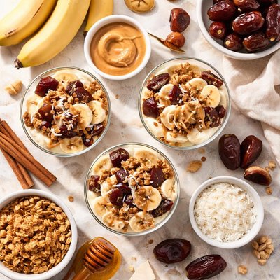 Image of Banana Date Dessert