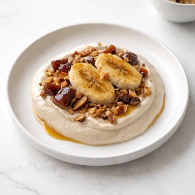 Image of Banana Date Tofu Pudding