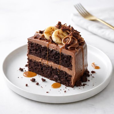 Image of Banana Devils Food Cake