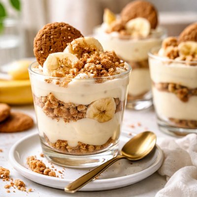 Image of Banana Gingersnap Pudding