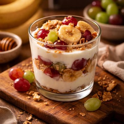 Image of Banana Grape Cup with Yogurt