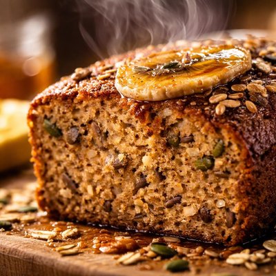 Image of Banana Honey and Seed Loaf