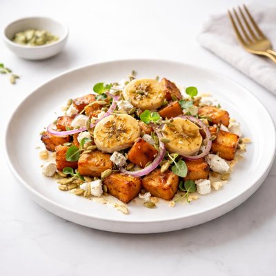 Image of Banana Kumara Sweet Potato Salad