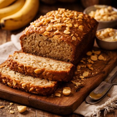 Image of Banana Macadamia Nut Bread Abm