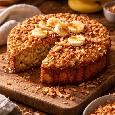Image of Banana Macaroon Cake
