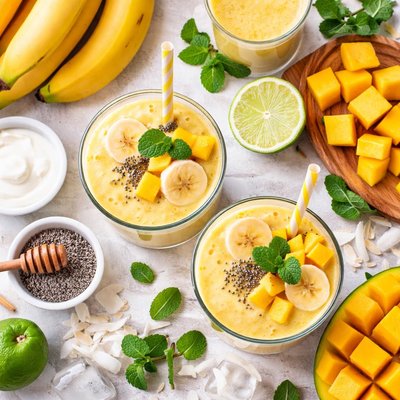 Image of Banana Mango Smoothieeeeeeeee