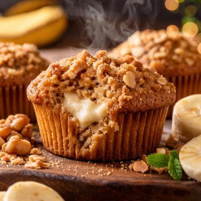 Image of Banana Muffins with Cream Cheese