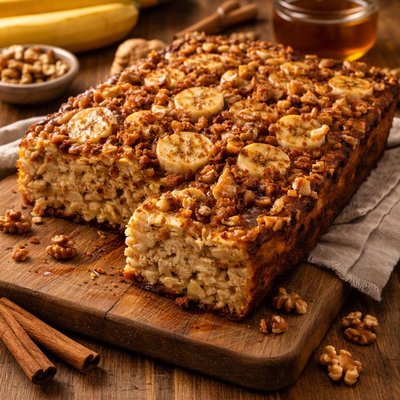 Image of Banana Nut Matzoh Kugel