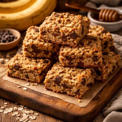 Image of Banana Oat Cookie Bars