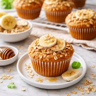 Image of Banana Oat Muffins