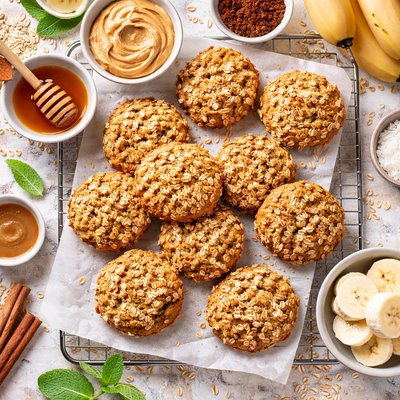 Image of Banana Oatmeal Biscuits