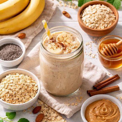 Image of Banana Oatmeal Smoothie