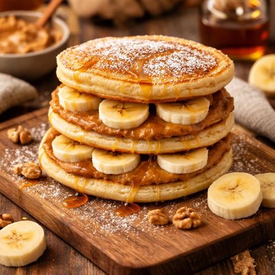 Image of Banana Pancake Sandwich