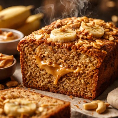Image of Banana Peanut Butter Bread
