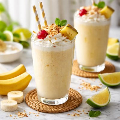 Image of Banana Pina Colada Smoothie