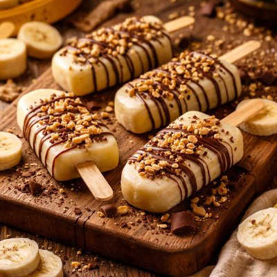 Image of Banana Popsicle