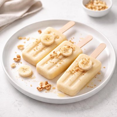 Image of Banana Popsicles